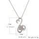 Teamer  New Fashion Dog Footprints With Crystal Choker Necklace Paw Pendant Jewelry For Women And Girl As Birthday Gifts 