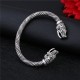 My Shape Viking Wolf Bracelet Indian Jewelry Zinc Alloy Men Wristband Cuff Bracelets for Women Bangles Fashion Accessories 