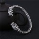 My Shape Viking Wolf Bracelet Indian Jewelry Zinc Alloy Men Wristband Cuff Bracelets for Women Bangles Fashion Accessories 