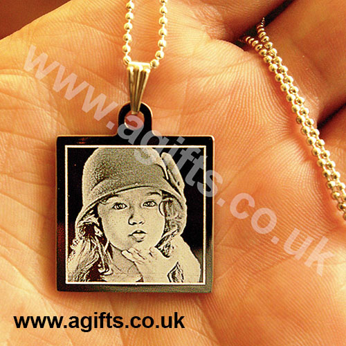 Personalised Necklace 14k Gold Plated Engraved